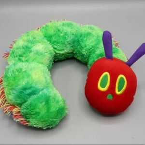 Eric Carle The Very Hungry Caterpillar Neck Pillow 2010 Plush Stuffed Toy Worm